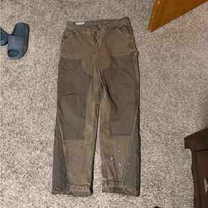 Zara Men's Brown Cargo Pants